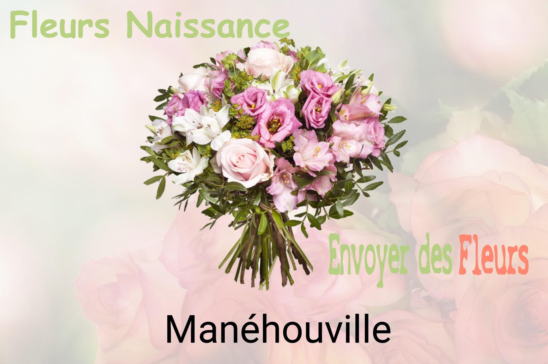 Bouquet de fleurs de naissance livré à Manéhouville